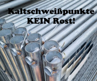 Bauzaun 3,5 x 2 m – Verzinkter Absperrzaun für...
