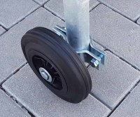 Rad für Bauzaun – Mit Befestigungsklemme...