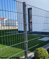 Pfosten für Doppelstabmattenzaun Zaunhöhe 1,23m...