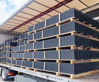 1,03m Doppelstabmatte 6/5/6 RAL7016 Anthrazit -  2,5m