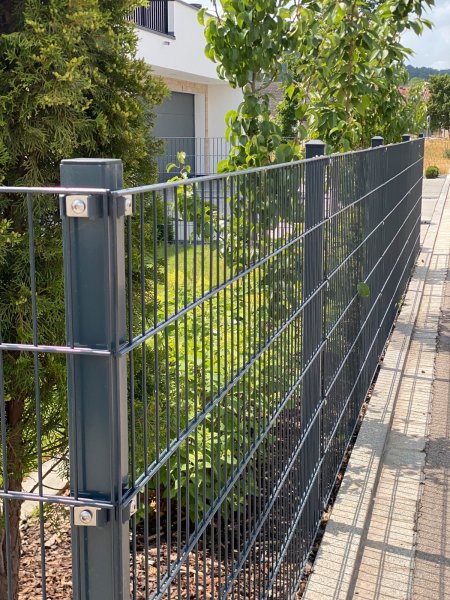 Doppelstabmatte 8/6/8 2,5m x 0,83m RAL7016 Anthrazit