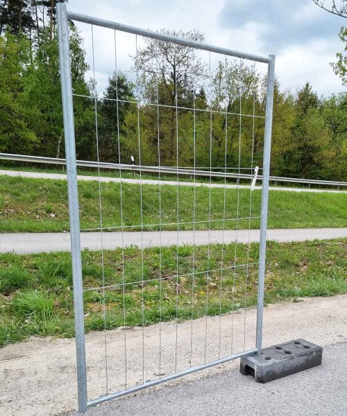 Verzinktes Bauzaun-Tor 1200x2000 mm – Ihr flexibler Zugang zur Baustelle
