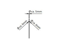 Doppelstabmatte 6/5/6 2,5m x 0,83m RAL6005 Grün