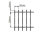 Doppelstabmatte 6/5/6 2,5m x 2,03m RAL6005 Grün